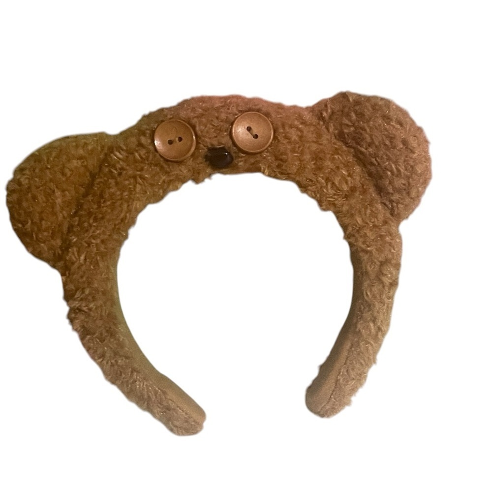 Korean Hair Band Fashion Plush Bear Headband Big Ears Headwear
